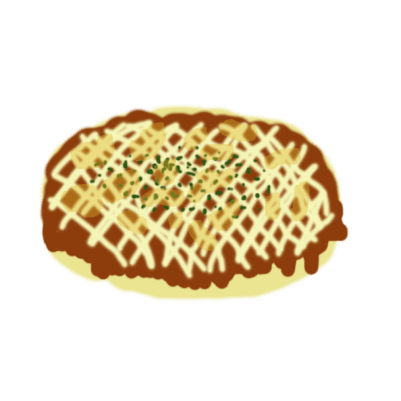 An Illustration of Okonomiyaki